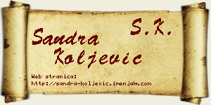 Sandra Koljević vizit kartica